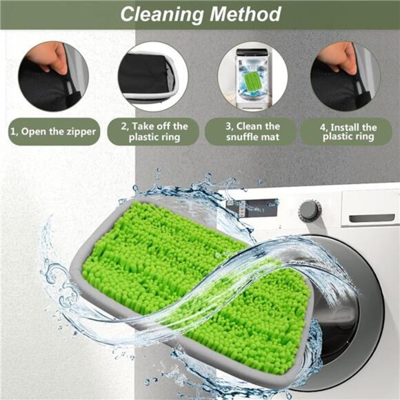 Snuffle Mat for Dogs 21x16Inch Interactive Sniff Mats for Large Medium Small Dog - Picture 6 of 7